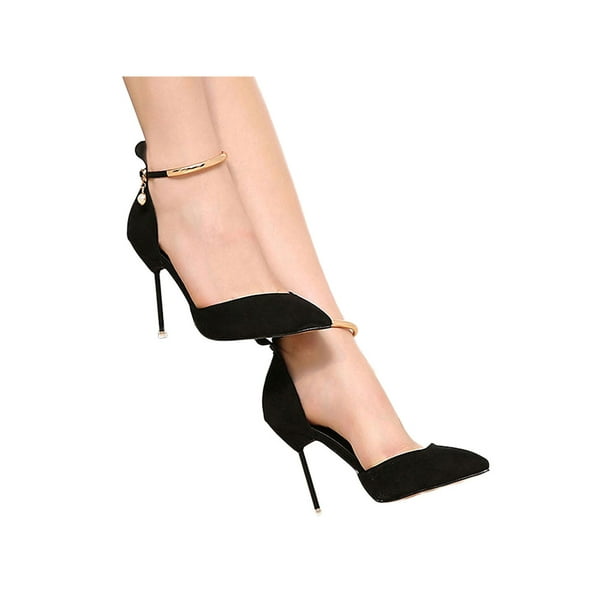 Ladies Peep Toe Diamante Bow Accent Ankle Strap Women's Heels Clutch Bag